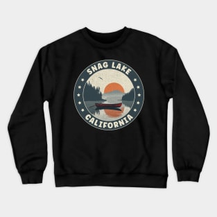 Snag Lake California Sunset Crewneck Sweatshirt